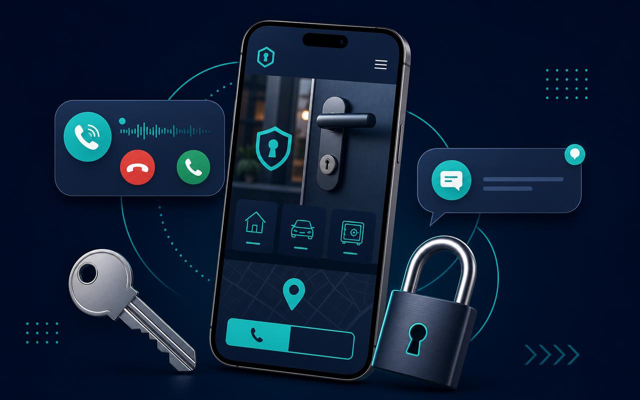 Professional locksmith website generating customer enquiries.