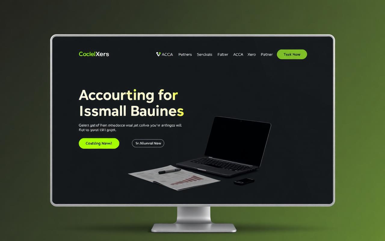 Accountant Web Design Peterborough website example