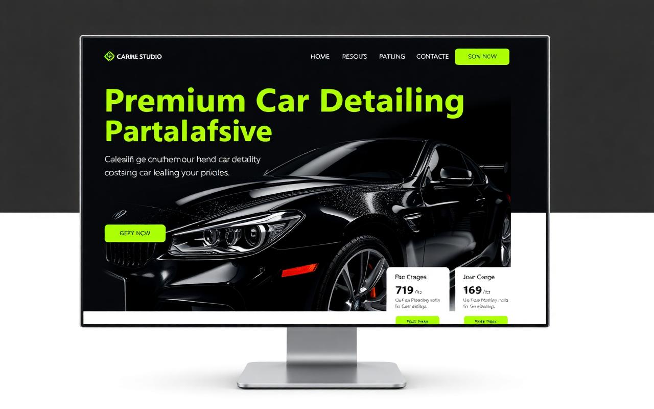 Car Detailing Web Design Peterborough website example