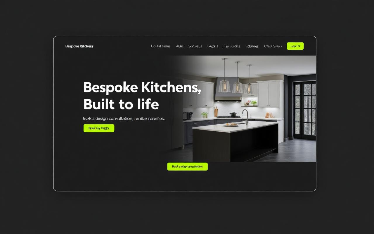 Kitchen Company Web Design Peterborough website example