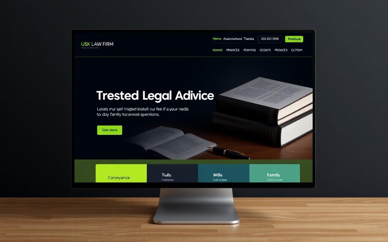 Solicitor Web Design Peterborough website example