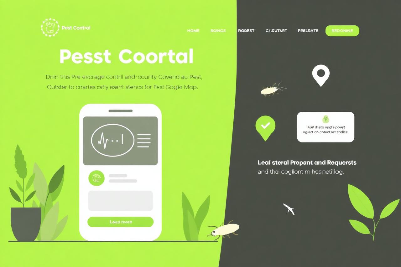 Professional pest control website helping generate more customer enquiries.